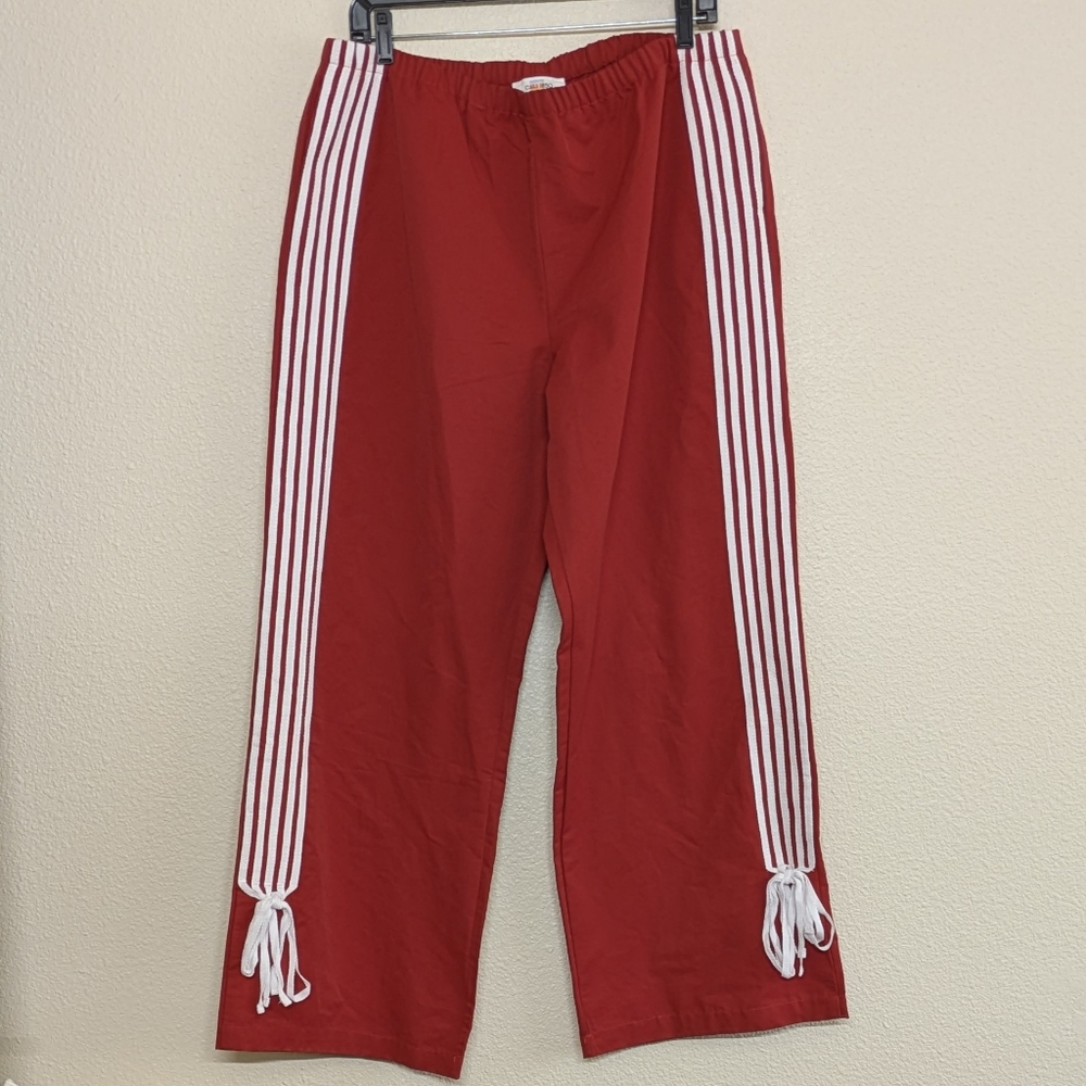 Cali 1850 Los Angeles Men's Red Athletic Pants Size Large